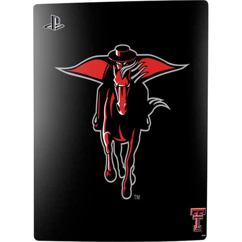 Texas Tech University Red Raiders Logo PS5 Digital Edition Console Skin
